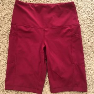 Yogalicious Lux 9” high rise Biker shorts